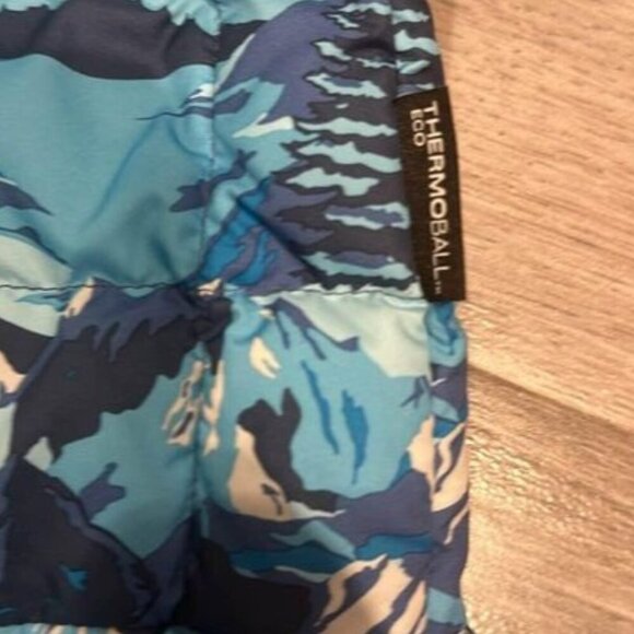 North face kids fleeced one piece snowsuit 12- 18 months - Picture 7 of 8